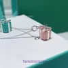 Tifannissm necklace Titanium Steel T Classic for women Family Same Style Necklace Gift Box Christmas Fashion Versatile Collar Chain Have Original Box