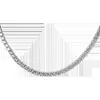 15mm 100 S925 plata esterlina Zirconia AAAA tenis gargantilla Collar corto para mujer joyería fina nupcial regalo 240102
