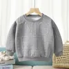 1 2 3 4 Jahre alte Kinder Hoodie kreatives Design Kinderkleidung Herbst Baby Pullover Mädchen Pullover Jungen lange T Direktversand 240103