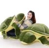 Dorimytrader Jumbo Animal tortue jouets en peluche poupée douce géante en peluche Animal tortue jouet oreiller pour enfants cadeau 59 pouces 150 cm DY607225028