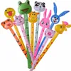 10 In 1Cartoon Inflatabel Animal Long Inflatable Hammer No Wounding Stick Baby Children Toys Random 240103