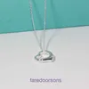 High Quality Tifannissm Stainless Steel Designer Necklace Jewellery T Boutique Jewelry Valentines Day Gift Heart shaped Sterling Sil Have Original Box