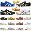 Classic Onitsukass Tiger Mexico 66 Designer Running Shoes Asicics Black White Yellow Blue Silver Brown Red Mens Womens Sports Sneakers Trainers