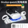 النظارات الذكية نظارات Dok Pengisi Daya Untuk Oculus Quest 2 Set Dasar Dudukan Stasiun Pengendali Gagang Headset Kacamata vr Apseesori Meta