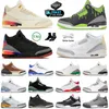 nike air jordan 3 jumpman 3s 마법사 블랙 화이트 시멘트 농구화 남자 여자 운동화.【code ：OCTEU21】