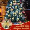 Décorations d'arbre de Noël Guirlandes lumineuses 10 LED lumières fil de cuivre ruban arcs lumières pour fête mariages vacances décorations d'arbre de Noël