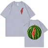 Funny This Is Not A Watermelon Graphic T Shirt Men's O-Neck 100% Cotton Oversized T-shirt Unisex Casual Fashion Clothing Tshirts 240102