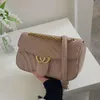 Frauen Handtasche 2024 Neue Koreanische Große Kapazität Lingge Kette Mode Eine Schulter Umhängetasche Kleine Quadratische Tasche
