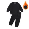 Ensembles de vêtements 2 pièces automne vêtements d'hiver costume de sport pour enfants garçons coréen décontracté solide bébé hauts pantalons enfants boutique BC1288-1