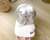 04SHI INS Summer Shiny Pentagram Rhinestone Pin paljettdekoration andningsbar mesh lady baseball hatt kvinnor visorer cap 240103