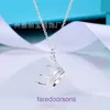 High Quality Tifannissm Stainless Steel Designer Necklace Jewellery T familys same crown necklace female ins simple fashion pendant clavic Have Original Box