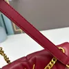 Bolso de hombro a la moda, bolso cruzado con solapa, bolso de hombro de diseñador, bolso de mano de diseñador para mujer, bolso de lujo con cadena, bolso