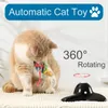 ATUBAN Jouets pour Chats Jouet interactif pour Chat Papillon en Mouvement Automatique électrique 360 degrés Filaire Jouet pour Chat Papillon Chaton Jouets 240103