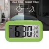 Plastic slimme wekker LCD slimme klok Lichtgevende temperatuur Schattig Lichtgevoelige digitale wekker aan het bed Snooze Nachtlampje Kalender