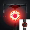 Luci Luce posteriore per bici da bicicletta Sensore intelligente del freno IPx6 Ricarica USB impermeabile Fanale posteriore per ciclismo Luci per bici di sicurezza a LED