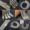 Hip Hop Style Women Men Sterling Sier Akcesoria Moissanite Diamond Fine Jewelry Monaco Miami Cuban Link Chain