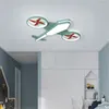 Luzes de teto nórdico avião luz decoração para casa salão crianças quarto decoração sala estar regulável interior menino