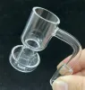 Mais novo terp vácuo quartzo banger unhas domeless 10mm 14mm 18mm terp slurper up óleo banger prego com balde de 25mm 30mm inferior 4590 bj