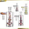 Hittn Ash Catchers 14mm 18mm 90 Derece Bongs Duş Başlıklı Cam Ashcatcher Bongs Dab Teçhizatları 4.7 inç