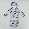 set 2022 new children's cartoon animal print swimsuit split longsleeved sunscreen swimming pool suit summer baby boy beach swimwear