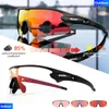 Solglasögon SCVSN Bule Red PhotoChromic Glasses Outdoor Sports UV400 Running Solglasögon Män kvinnor MTB Bike Cycling Eyewear Bicycle Goggles