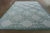 Tapijten gedraaide draad abstracte wervelingen viscose tapijt voor villa luxe vloer