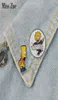 Pins Brooches Classic TV Role Enamel Pin Yellow For Bag Clothes Lapel Cartoon Naughty Badge Series Jewelry Gift Friends37736068109585