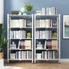 Kitchen Storage Foldable Movable Mobile Rack Multifunctional Living Room Multi-layer Bookshelf Display