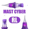 0,25/0,3/0,35 mm Rl Mast Tattoo Cyber ​​Cartridge Needles Disponibla Steriliserade smink Permanenta maskiner GRIPS 1/3/5/7/19/18RL 240102