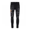 Designer Mens Pur Jeans pour hommes Plus Taille Pantalons Mode Femmes Tendances En détresse Noir Ripped Biker Slim Fit Moto Pantalons de survêtement28-40