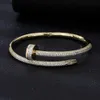Designer skruv armband armband naglar älskar mode lyxiga smycken vårdare original trendig 18k guld diamant för kvinnor män nagel armband silver smycken armband 3xly