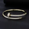 Designer-Armreif mit Schraubverschluss, Nägel, Liebe, Mode, Luxusschmuck, Carer, Original, trendig, 18 Karat Gold, Diamant für Damen und Herren, Nagelarmbänder, Silberschmuck, Armband 3XLY