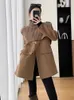 Autumn Winter 2024 Women's Jacket French Vintage Little perfume Jacket Women's Loose Coat Fashion Coat 240103