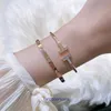 Autobanden Nieuw merk Klassieke designerarmband Dik verguld goud Brede smalle editie Volledige diamant Zes vier gladde Sky Star-handstuk Hebben originele doos