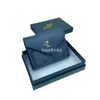 Carteiras Outlets Novo estilo curto três dobras correspondência de cores carteira bolsa feminina caixa de saída produtos de luxo