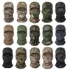 Inverno quente militar camuflagem balaclava ao ar livre ciclismo pesca caça capuz chapéu velo exército tático cabeça máscara facial capa 240102