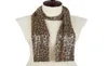 Ins nuovo popolare stilista scintillante paillettes in metallo sciarpe leopardate 6 colori accessori di abbigliamento per donne ragazze4589111