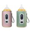 Garrafas # Garrafas de Bebê # USB quente portátil Frasco de Vácuo Fórmula Infantil conjunto de aquecimento de viagem de leite garrafa de cuidados com o bebê G220612