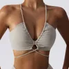 Seksi Gym En İyi Kadın Kırışın Spor Sutyası Geri Koşu Çapraz Yoga Sütyen Nefes Alabilir Kadın Spor iç çamaşırı Kadın Fitness Egzersiz Top 240102