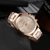 Gold Silver Stainless Steel Fashion Women Watches Brand Luxury Ladies Wristwatches Rome Female Quartz Watch Gifts Clock 240103