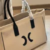 Borsa tote di grande capacità Borsa da donna con portafoglio Borse per la spesa Moda tela modello lettera Manico in pelle Borse di design di alta qualità