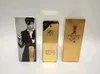 Mens EAU DE Toilette Spicy woody tone perfume gold brick bottle 100ml Designed for high fashion men long lasting fragrance