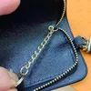 Designer Coin Purse Letter Printing Keychains Bag Car Metal Buckle Handmade unisex Designers Män Kvinnor Pendant Nyckelfodral Plånbokstillbehör