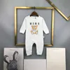 حديثي الولادة Romper Cotton Cotton Rompers Baby Beanits Beareies New Born Sudyuit Babys Letters Jumpsuit Complements للأطفال Cyd24010306-6