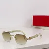 Męskie okulary przeciwsłoneczne projektantka Kobieta modna moda sportowy metalowy stop stop biała rama okulary bawołowe okulary okulary lowe