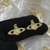 Designer-Ohrringe vier Blattklee für Frauen Senior Classic Klassiker kleiner duftender Wind Neues 18k Goldlicht Luxusblitzmänner