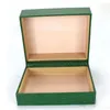 Fashion Box horloge Heren Voor Horloge Doos Originele Binnenste Buitenste Dames Horloges Dozen Mannen Horloge Groene doos boekje card261S