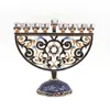 Zajęcia religijne Menorah Decorations Home Holder Izrael Judaism Retro Lampstand Candlestick 9 Oddział 240103