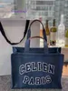 Sacs fourre-tout de concepteur Celins pour femmes boutique en ligne sac en denim 2024 nouvelle toile de mode arc shopping épaule unique aisselles femmes avec vrai logo