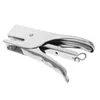 1PC 20 Arkusze zszywacz z uszyżka no-Jam Ręka Hand MEATAL METAL Stapler Oszczędzaj Stapler Bez zszywania igły srebrny 240103